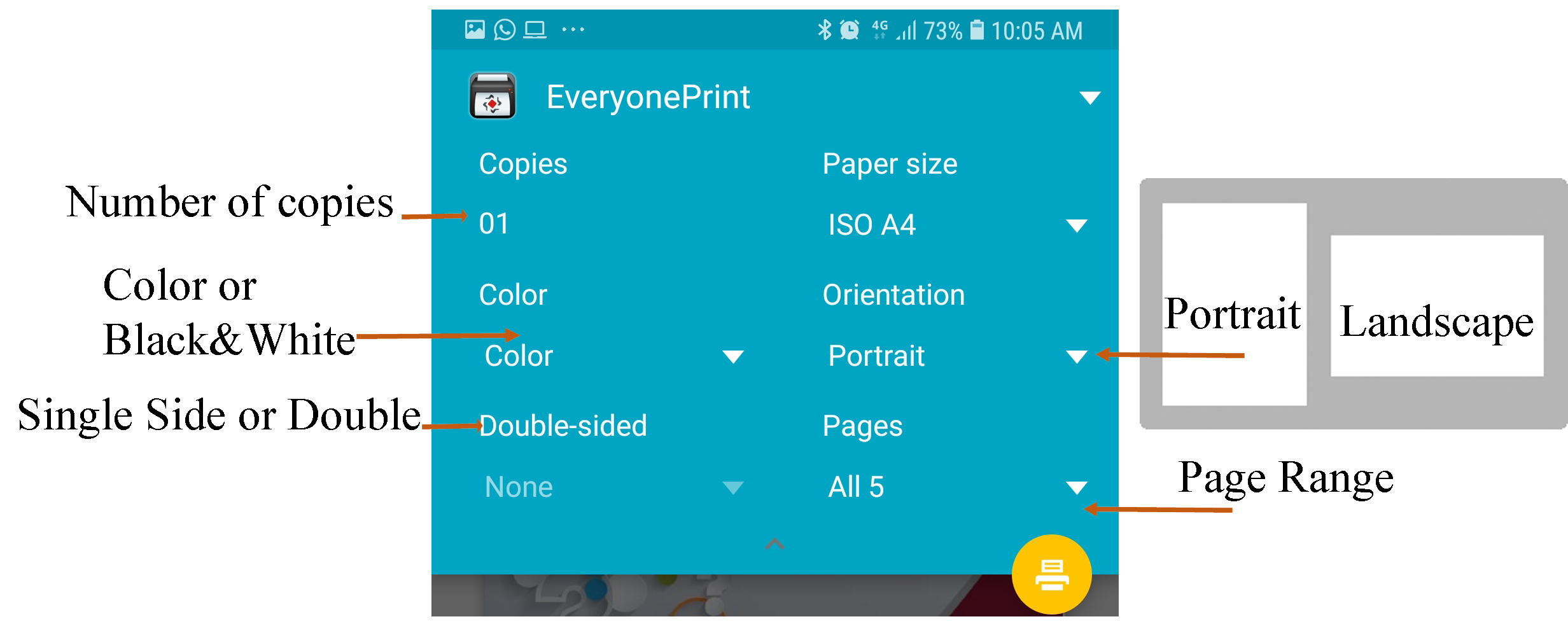 QU Mobile Print Service Qatar University